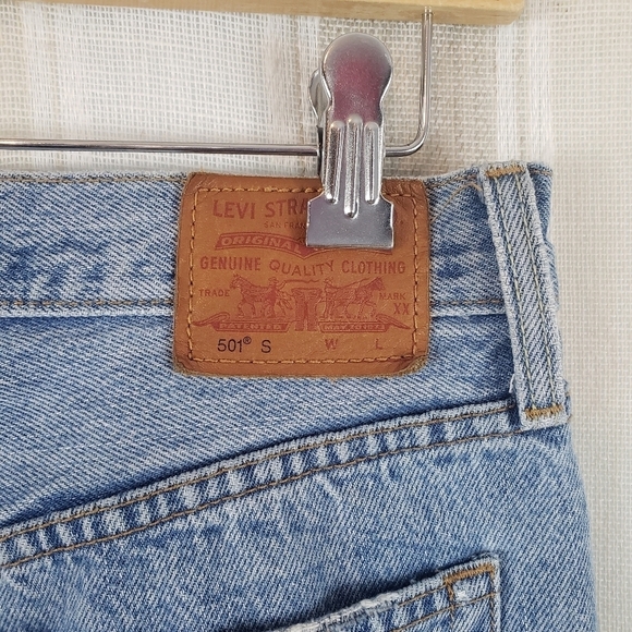 Levi's Premium‎ 501 Button Fly Jeans Blue Size 26x28 - Picture 5 of 12